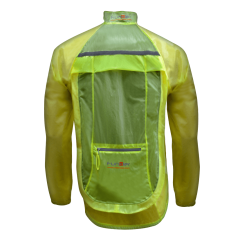 Jacheta FUNKIER Varallo Pro cu protectie pt rucsac - Galben transparent XL