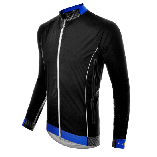 Jacheta FUNKIER Trieste Pro barbati impermeabila - Negru/Albastru S Jacheta impermeabila FUNKIER Trieste Pro - Negru/Albastru S