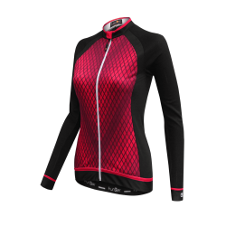 Tricou Ciclism FUNKIER Luciana-L Pro (L/S) - Roz S Tricou Ciclism FUNKIER Luciana-L Pro (L/S) - Roz S