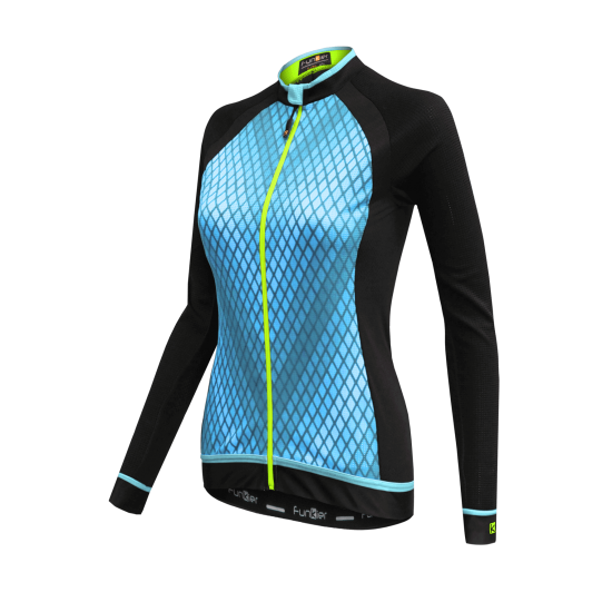 Bluza FUNKIER Luciana-L Pro LS dama - Verde menta L Tricou FUNKIER Luciana-L Pro LS - Verde menta L