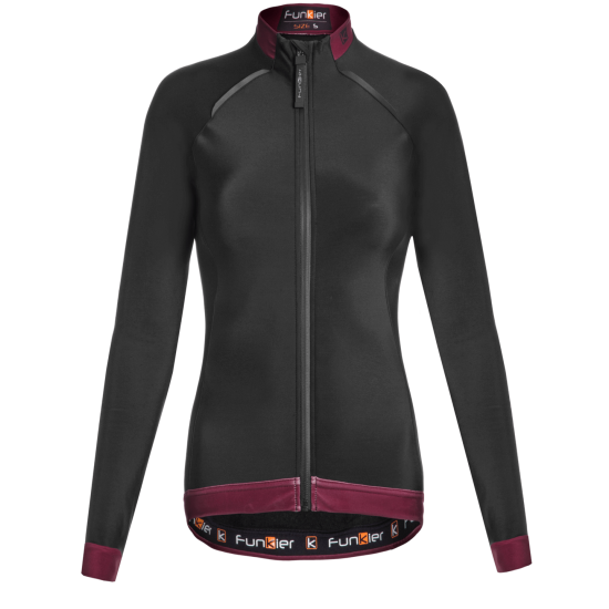 Bluza termica FUNKIER Bernalda W Pro impermeabil dama - Negru/Rosu XS Jacheta termica FUNKIER Bernalda W Pro Aqua-Repel - Negru/Rosu XS