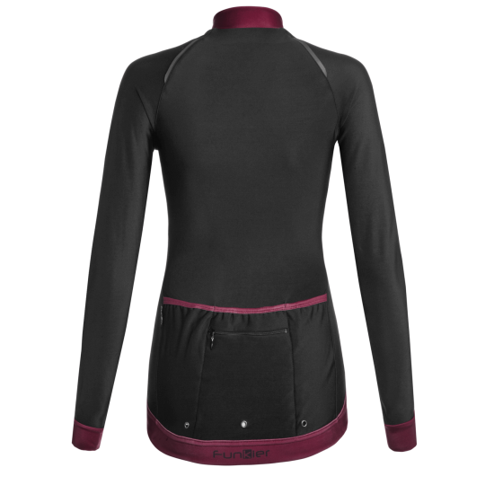 Jacheta termica FUNKIER Bernalda W Pro Aqua-Repel - Negru/Rosu M