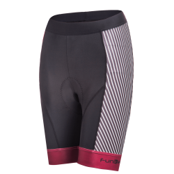 Pantaloni scurti FUNKIER Ortona Pro dama cu bazon - Rosu inchis S