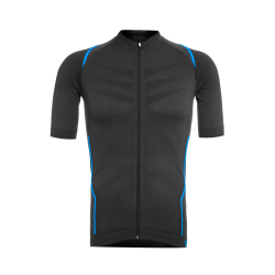 Tricou Ciclism FUNKIER Respirare Elite - Gri/Albastru XS/S