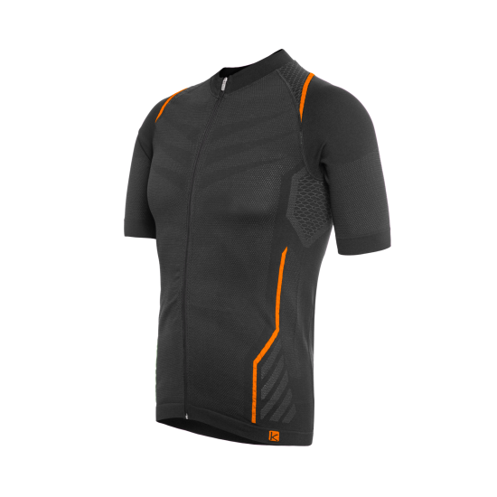 Tricou FUNKIER Respirare Elite - Gri/Portocaliu XL/2XL
