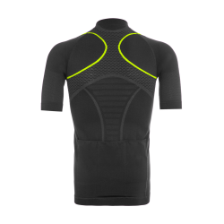 Tricou Ciclism FUNKIER Respirare Elite - Gri/Galben M/L