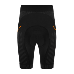 Pantaloni scurti FUNKIER Velletri Elite fara cusaturi barbati - Gri/Portocaliu L/M