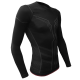 Bluza termica FUNKIER Merano Pro copii - Negru/Portocaliu 8/10 ani