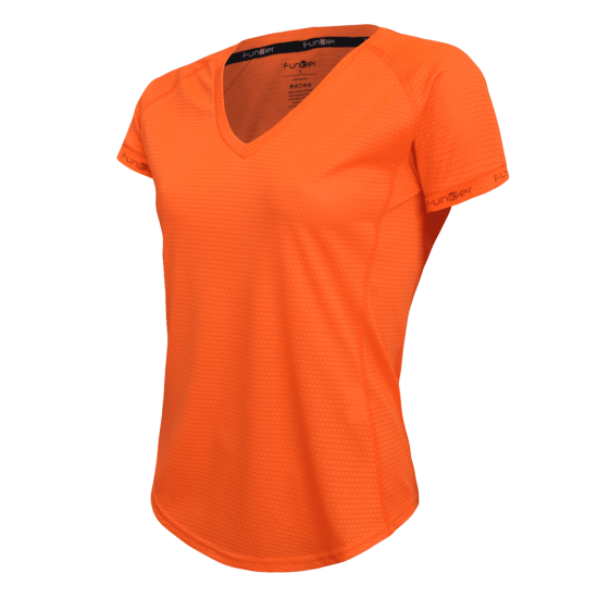 Tricou alergare FUNKIER Biancavilla - Portocaliu neon M Tricou alergare FUNKIER Biancavilla - Portocaliu neon M