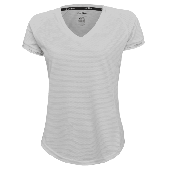 Tricou alergare FUNKIER Biancavilla - Alb XS