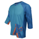 Tricou FUNKIER Dolomiti Enduro - Verde/Portocaliu 3XL
