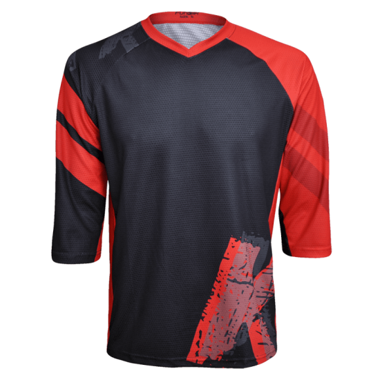 Bluza FUNKIER Dolomiti Enduro - Negru/Rosu 3XL Tricou FUNKIER Dolomiti Enduro - Negru/Rosu 3XL