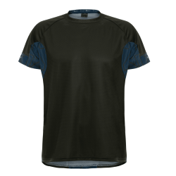 Tricou alergare FUNKIER Cassoti - Negru/Albastru S