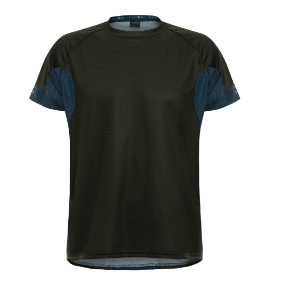 Tricou alergare FUNKIER Cassoti - Negru/Albastru S Tricou alergare FUNKIER Cassoti - Negru/Albastru S