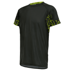 Tricou alergare FUNKIER Cassoti - Negru/Galben M Tricou alergare FUNKIER Cassoti - Negru/Galben M