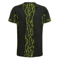 Tricou alergare FUNKIER Cassoti - Negru/Galben XL