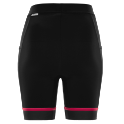Pantaloni scurti alergare FUNKIER Marsala - Negru/Roz M