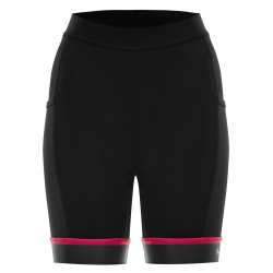 Pantaloni scurti alergare FUNKIER Marsala - Negru/Roz L