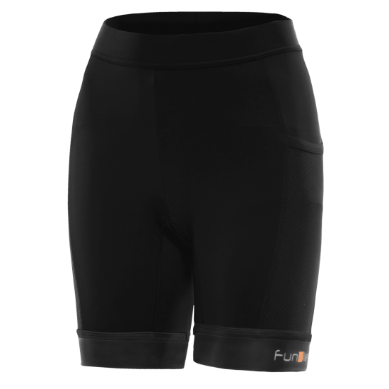 Pantaloni scurti alergare FUNKIER Marsala - Negru XXS