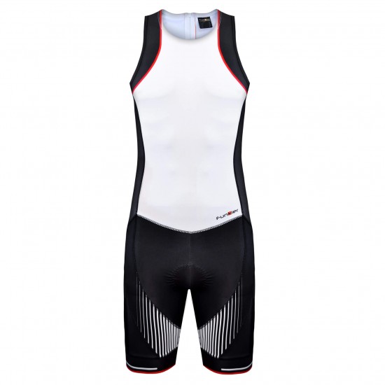 Costum triathlon FUNKIER Licata Men Pro - Alb/Negru XL
