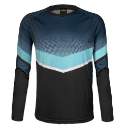 Tricou FUNKIER Turone Enduro LS - Turquoise M