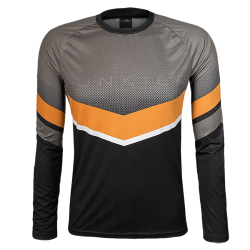 Tricou FUNKIER Turone Enduro LS - Orange/Grey M