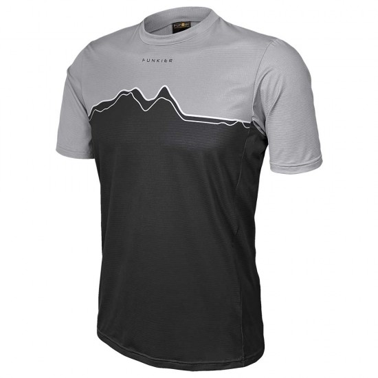Tricou FUNKIER Bonefro Enduro - Grey XL Tricou FUNKIER Bonefro Enduro - Grey XL
