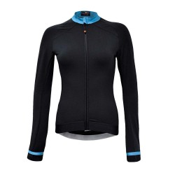 Tricou Termic Ciclism FUNKIER Volterra-LW (L/S) - Black/Blue XL