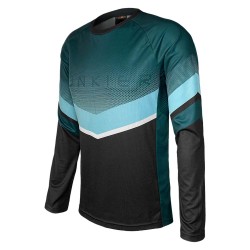 Tricou FUNKIER Turone-W Enduro - Black/Turquoise XS