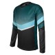 Tricou FUNKIER Turone-W Enduro - Black/Turquoise XS