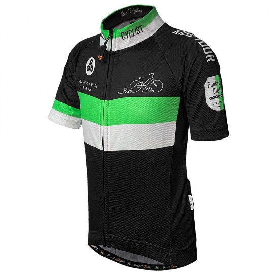 Tricou copii FUNKIER Saletti - Green/Black 8 ani Tricou copii FUNKIER Saletti - Green/Black 8 ani