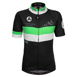 Tricou Ciclism Copii FUNKIER Saletti (S/S) - Green/Black 12 ani Tricou Ciclism Copii FUNKIER Saletti (S/S) - Green/Black 12 ani