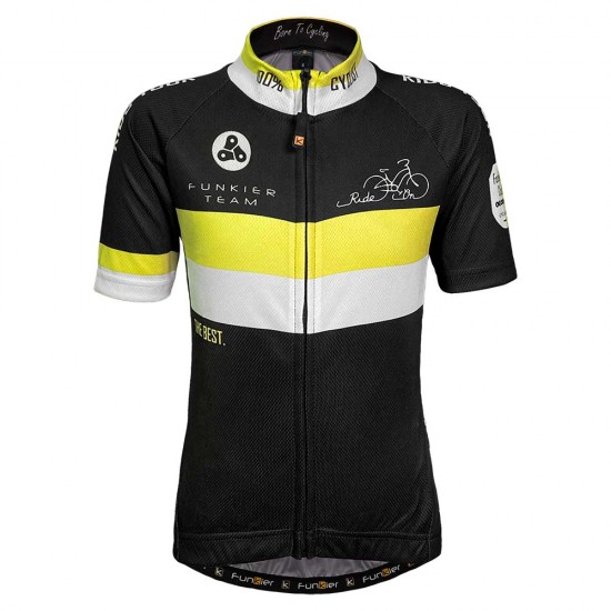 Tricou copii FUNKIER Saletti - Yellow/Black 8 ani Tricou copii FUNKIER Saletti - Yellow/Black 8 ani
