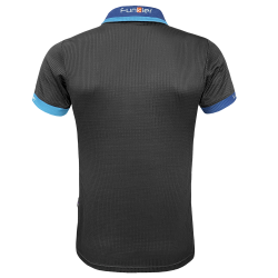 Tricou Ciclism Polo FUNKIER Bari Active Men (S/S) - Black/Blue L