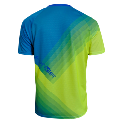 Tricou Ciclism FUNKIER Termoli Enduro Men (S/S) - Fluor Yellow/Blue L