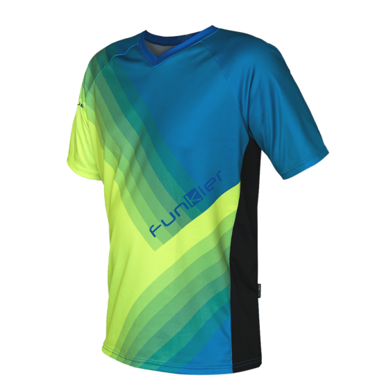 Tricou FUNKIER Termoli Enduro Men S/S - Fluor Yellow/Blue XL Tricou FUNKIER Termoli Enduro Men S/S - Fluor Yellow/Blue XL