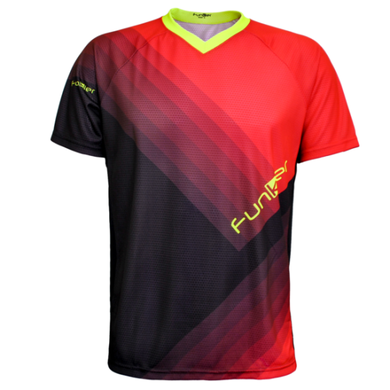Tricou FUNKIER Termoli Enduro Men S/S - Black/Red M Tricou FUNKIER Termoli Enduro Men S/S - Black/Red M