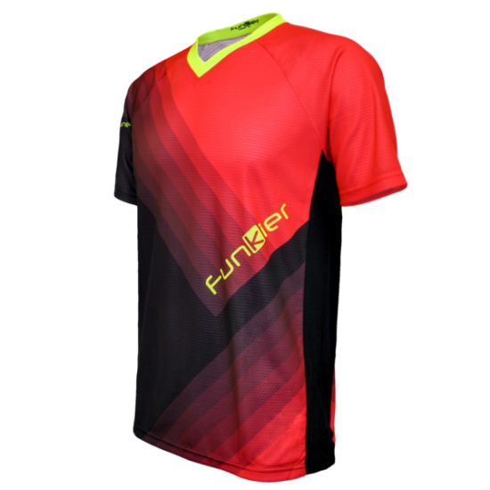 Tricou FUNKIER Termoli Enduro Men S/S - Black/Red L Tricou FUNKIER Termoli Enduro Men S/S - Black/Red L
