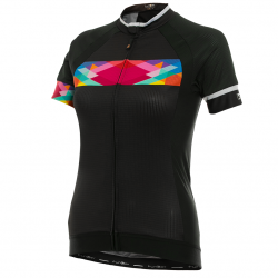 Tricou Ciclism FUNKIER Nugola-2 Pro Women (S/S) - Black/Multicolor XL Tricou Ciclism FUNKIER Nugola-2 Pro Women (S/S) - Black/Multicolor XL