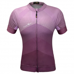 Tricou Ciclism FUNKIER Farnia Pro Women (S/S) - Purple 2XL