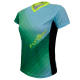 Tricou polo FUNKIER Termoli-W Enduro Women S/S - Green/Blue S Tricou polo FUNKIER Termoli-W Enduro Women S/S - Green/Blue S