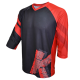 Tricou FUNKIER Dolomiti-K Enduro Kids 3/4 sleeve - Black/Red 8 ani Tricou FUNKIER Dolomiti-K Enduro Kids 3/4 sleeve - Black/Red 8 ani
