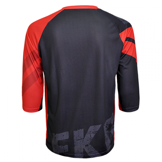 Tricou FUNKIER Dolomiti-K Enduro Kids 3/4 sleeve - Black/Red 8 ani Tricou FUNKIER Dolomiti-K Enduro Kids 3/4 sleeve - Black/Red 8 ani
