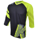 Tricou FUNKIER Dolomiti-K Enduro Kids 3/4 sleeve - Black/Ref Yellow 12 ani Tricou FUNKIER Dolomiti-K Enduro Kids 3/4 sleeve - Black/Ref Yellow 12 ani