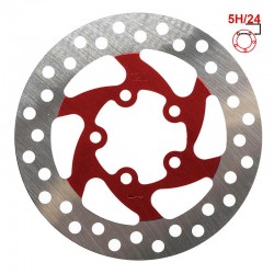 Disc frana 120mm 5 gauri Rosu Disc frana 120mm 5 gauri Rosu
