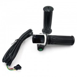 Maneta acceleratie cu buton si display 36V conector SM Maneta acceleratie cu buton si display 36V conector SM