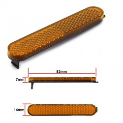 Reflectorizante galbene pentru trotineta Xiaomi - set 20 bucati Reflectorizante galbene pentru trotineta Xiaomi - set 20 bucati