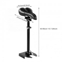 Sa cu tija pentru trotineta Xiaomi M365/1S/Essential/MI3 Neagra Sa cu tija pentru trotineta Xiaomi M365/1S/Essential/MI3 Neagra