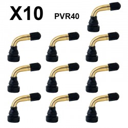 Valva tubeless curbata 90 grade pentru trotineta electrica 40mm - set 10 bucati Valva tubeless curbata 90 grade pentru trotineta electrica 40mm - set 10 bucati