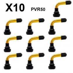 Valva tubeless curbata 90 grade pentru trotineta electrica 50mm - set 10 bucati Valva tubeless curbata 90 grade pentru trotineta electrica 50mm - set 10 bucati